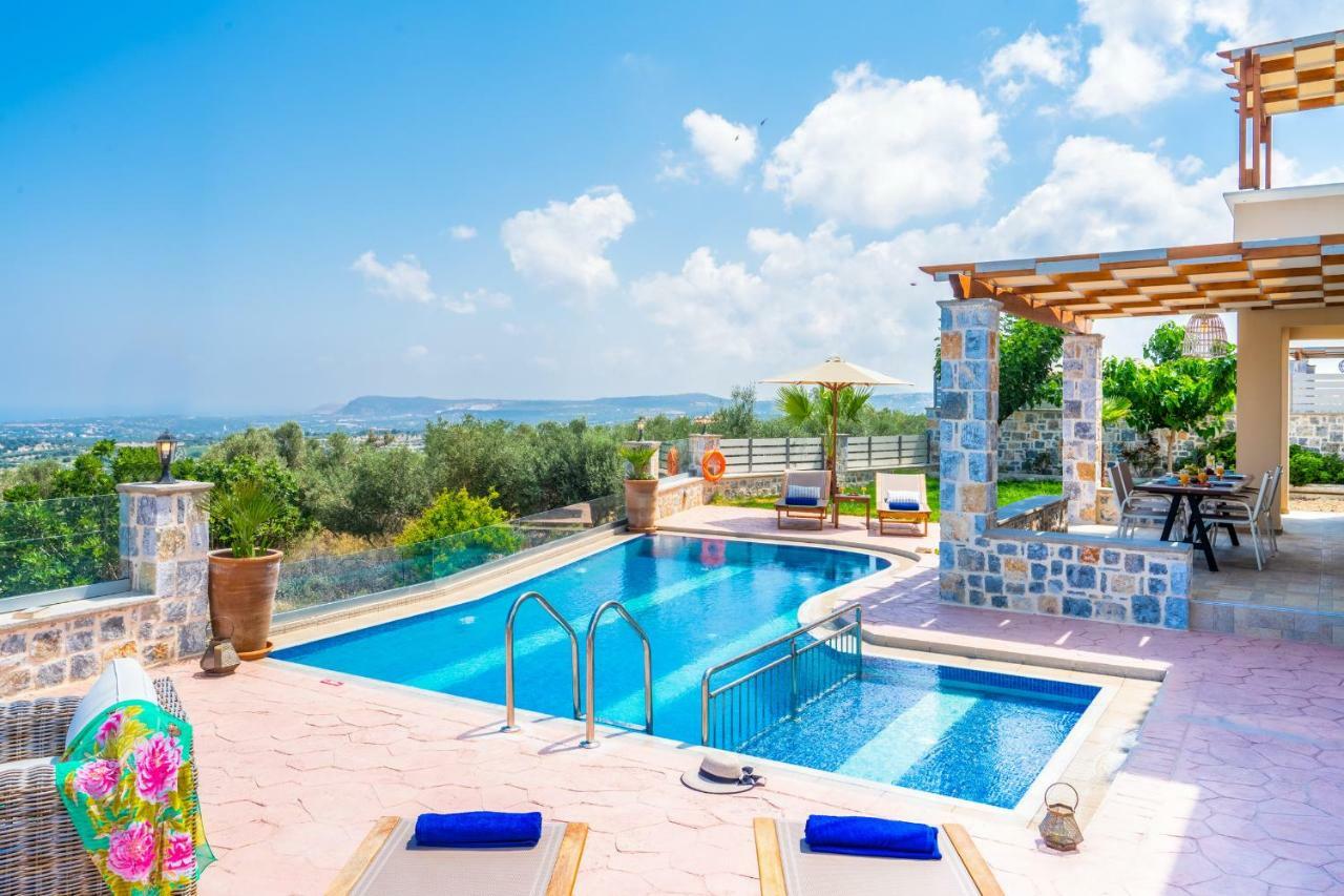 New Villa Kantifes 4 Families Or Couples With Private Pool & Bbq Kirianna Exteriör bild
