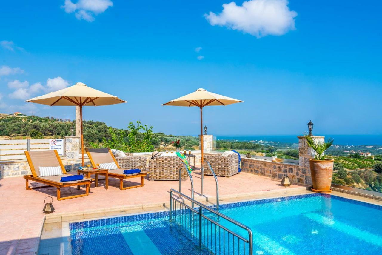 New Villa Kantifes 4 Families Or Couples With Private Pool & Bbq Kirianna Exteriör bild