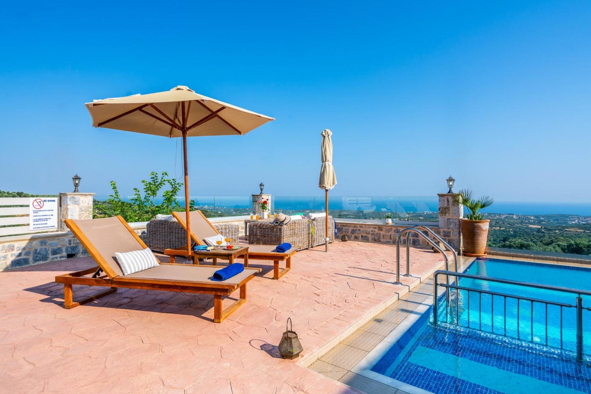 New Villa Kantifes 4 Families Or Couples With Private Pool & Bbq Kirianna Exteriör bild