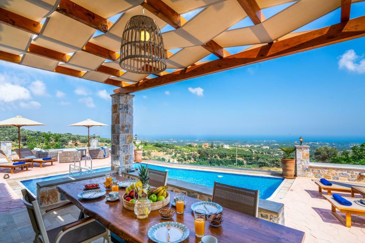 New Villa Kantifes 4 Families Or Couples With Private Pool & Bbq Kirianna Exteriör bild