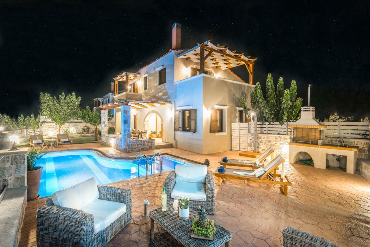 New Villa Kantifes 4 Families Or Couples With Private Pool & Bbq Kirianna Exteriör bild